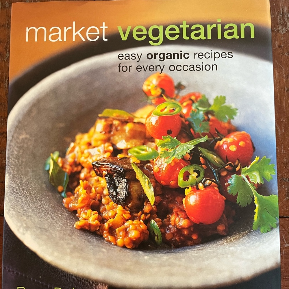 Vegetarian cookbook from crate and Barrel